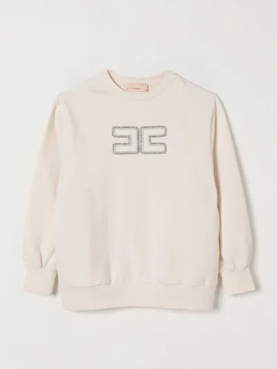 Elisabetta Franchi La Mia Bambina Sweater  Kids Color Milk In White