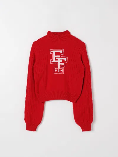 Elisabetta Franchi La Mia Bambina Sweater  Kids Color Red In Rot