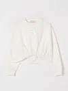Elisabetta Franchi La Mia Bambina Sweater  Kids Color Yellow Cream In Yellow Cream