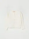 Elisabetta Franchi La Mia Bambina Sweater  Kids Color Yellow Cream In Animal Print