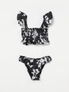 Elisabetta Franchi La Mia Bambina Swimsuit  Kids Color Black In Black