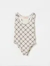 Elisabetta Franchi La Mia Bambina Swimsuit  Kids Color Butter In Butter