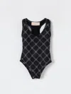 Elisabetta Franchi La Mia Bambina Swimsuit  Kids Color Ivory In Ivory