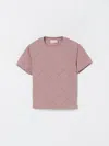 Elisabetta Franchi La Mia Bambina T-shirt  Kids Color Beige In Pink