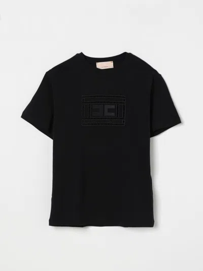Elisabetta Franchi La Mia Bambina T-shirt  Kids Color Black In Black