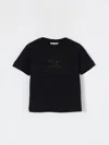 Elisabetta Franchi La Mia Bambina T-shirt  Kids Color Black In Black