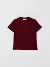 Elisabetta Franchi La Mia Bambina T-shirt  Kids Color Burgundy In Burgundy