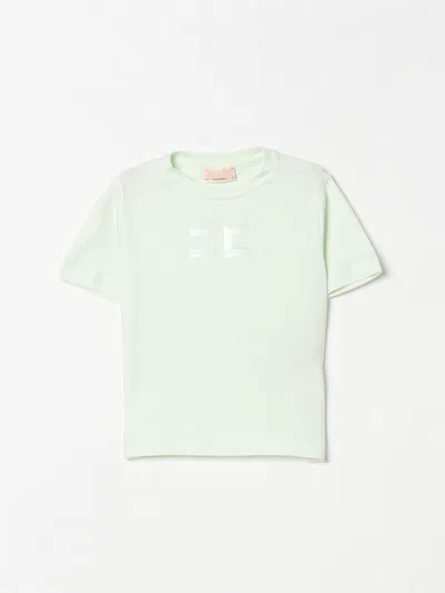 Elisabetta Franchi La Mia Bambina Babies' T-shirt  Kids Color Green In Grün