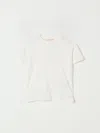 Elisabetta Franchi La Mia Bambina T-shirt  Kids Color Yellow Cream In White