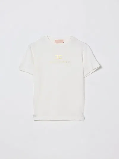 Elisabetta Franchi La Mia Bambina T-shirt  Kids Color Ivory In White