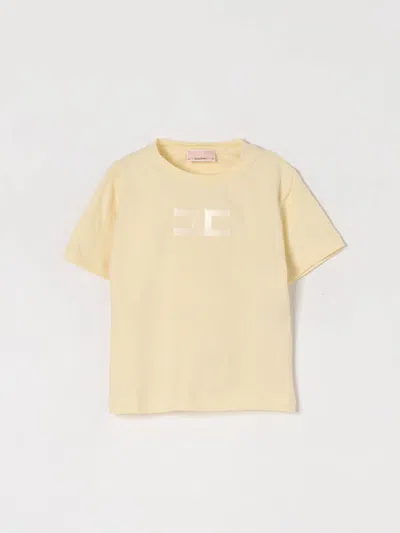 Elisabetta Franchi La Mia Bambina Babies' T-shirt  Kinder Farbe Zitronengelb