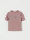 Elisabetta Franchi La Mia Bambina T-shirt  Kids Color Wisteria In Pink