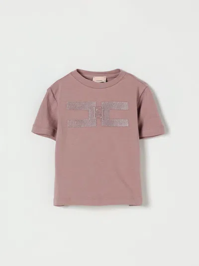 Elisabetta Franchi La Mia Bambina T-shirt  Kids Color Wisteria In Pink