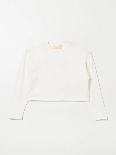 Elisabetta Franchi La Mia Bambina T-shirt  Kids Color Yellow Cream In Yellow Cream