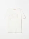 Elisabetta Franchi La Mia Bambina T-shirt  Kids Color Yellow Cream In Yellow Cream