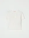 Elisabetta Franchi La Mia Bambina T-shirt  Kids Color Yellow Cream In Neutral