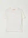 Elisabetta Franchi La Mia Bambina T-shirt  Kids Color Yellow Cream In White