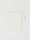 Elisabetta Franchi La Mia Bambina T-shirt  Kids Color Yellow Cream In White