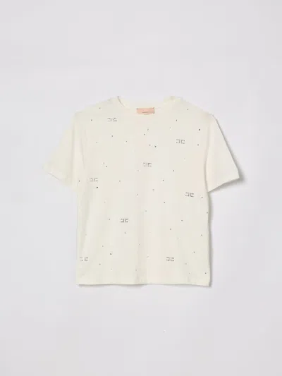 Elisabetta Franchi La Mia Bambina T-shirt Kids  In Neutral