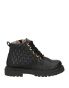 Elisabetta Franchi La Mia Bambina Toddler Girl Ankle Boots Black Size 9c Leather In Black