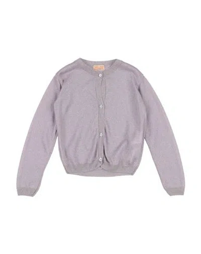 Elisabetta Franchi Babies'  La Mia Bambina Toddler Girl Cardigan Lilac Size 6 Viscose, Polyamide, Metallic Po In Purple