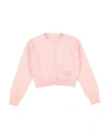 Elisabetta Franchi La Mia Bambina Toddler Girl Cardigan Pink Size 4 Cotton In Pink