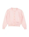 Elisabetta Franchi Babies'  La Mia Bambina Toddler Girl Cardigan Pink Size 5 Cotton