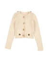 Elisabetta Franchi La Mia Bambina Toddler Girl Cardigan Sand Size 3 Polyester In Beige