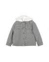 Elisabetta Franchi La Mia Bambina Toddler Girl Jacket Grey Size 6 Wool, Polyamide, Cotton, Polyester In Grey