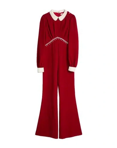 Elisabetta Franchi La Mia Bambina Toddler Girl Jumpsuit Red Size 4 Polyester