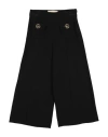 Elisabetta Franchi La Mia Bambina Toddler Girl Pants Black Size 3 Polyester In Black
