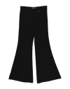 Elisabetta Franchi La Mia Bambina Toddler Girl Pants Black Size 4 Polyester In Black