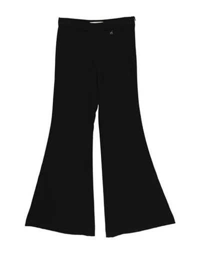 Elisabetta Franchi Babies'  La Mia Bambina Toddler Girl Pants Black Size 4 Polyester