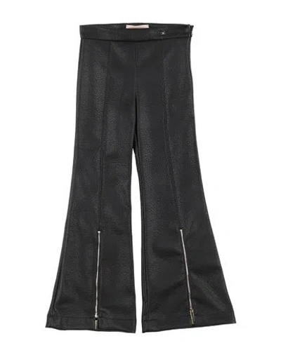 Elisabetta Franchi Babies'  La Mia Bambina Toddler Girl Pants Black Size 6 Polyester, Polyurethane