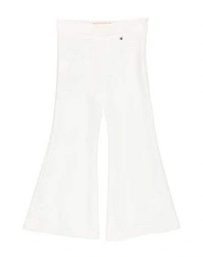 Elisabetta Franchi Babies'  La Mia Bambina Toddler Girl Pants White Size 4 Polyester