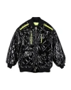 Elisabetta Franchi La Mia Bambina Toddler Girl Puffer Black Size 3 Polyester, Elastane, Cotton In Black