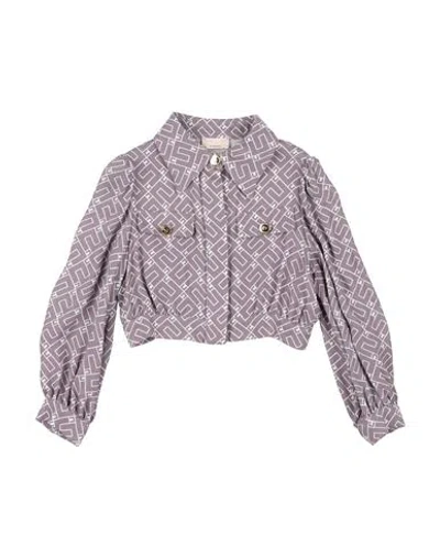 Elisabetta Franchi Babies'  La Mia Bambina Toddler Girl Shirt Purple Size 4 Viscose