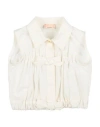 Elisabetta Franchi Babies'  La Mia Bambina Toddler Girl Shirt White Size 5 Cotton