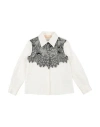 Elisabetta Franchi La Mia Bambina Toddler Girl Shirt White Size 6 Cotton, Polyamide In White