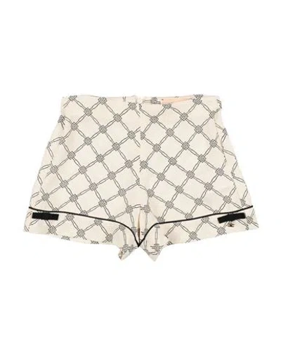 Elisabetta Franchi Babies'  La Mia Bambina Toddler Girl Shorts & Bermuda Shorts Ivory Size 4 Viscose In White