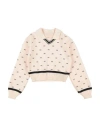 Elisabetta Franchi La Mia Bambina Toddler Girl Sweater Beige Size 6 Viscose, Polyester, Polyamide In Beige