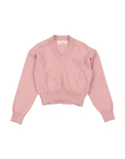 Elisabetta Franchi Babies'  La Mia Bambina Toddler Girl Sweater Pink Size 6 Merino Wool