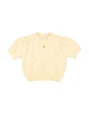 Elisabetta Franchi Babies'  La Mia Bambina Toddler Girl Sweater Yellow Size 4 Viscose, Polyester