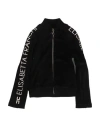 Elisabetta Franchi La Mia Bambina Toddler Girl Sweatshirt Black Size 4 Cotton, Viscose In Black