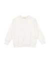 Elisabetta Franchi Babies'  La Mia Bambina Toddler Girl Sweatshirt Cream Size 6 Cotton, Elastane In White