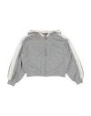Elisabetta Franchi Babies'  La Mia Bambina Toddler Girl Sweatshirt Grey Size 3 Cotton, Polyester In Animal Print