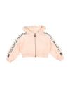 Elisabetta Franchi La Mia Bambina Toddler Girl Sweatshirt Light Pink Size 3 Cotton, Polyester In Animal Print