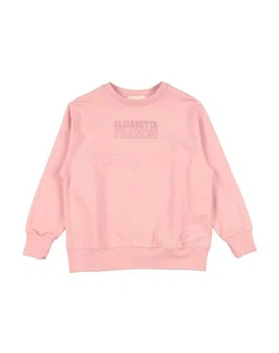 Elisabetta Franchi Babies'  La Mia Bambina Toddler Girl Sweatshirt Pink Size 6 Cotton, Elastane