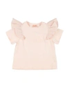 Elisabetta Franchi La Mia Bambina Toddler Girl T-shirt Light Pink Size 3 Cotton, Elastane In Pink
