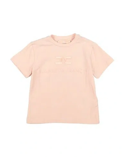 Elisabetta Franchi Babies'  La Mia Bambina Toddler Girl T-shirt Light Pink Size 4 Cotton, Elastane
